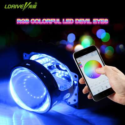 OEM High Performance color demon eyes RGB led car headlight led light