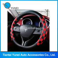 Hot sale cheaper PU winter car steering wheel cover