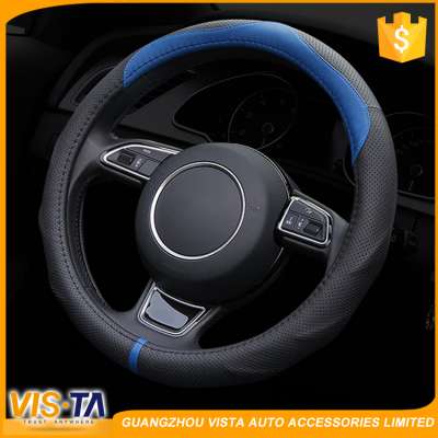 Best designer deign Anti-slip leather Auto car steering wheel cover