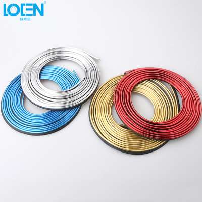 Hot sale colorful car universal interior decorative strip