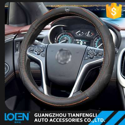 LOCEN automobiles interior part best grip deluxe cowhide leather steering wheel cover